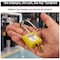Master Lock Zenex Thermoplastic Safety Padlock, 1-1/2 in Wide with 1-1/2 in Tall Shackle, Yellow 410YLW - alternate 9