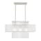 Livex Lighting Bella Vista 3 Light Brushed Nickel Linear Chandelier 41123-91 - alternate 2