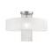 Livex Lighting Bella Vista 1 Light Brushed Nickel Ceiling Mount 41127-91 - alternate 1