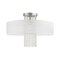 Livex Lighting Bella Vista 1 Light Brushed Nickel Ceiling Mount 41127-91 - alternate 4