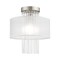 Livex Lighting Alexis 1 Light Brushed Nickel Ceiling Mo 41144-91 - alternate 1