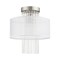 Livex Lighting Alexis 1 Light Brushed Nickel Ceiling Mo 41144-91 - alternate 4