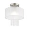 Livex Lighting Alexis 1 Light Brushed Nickel Ceiling Mo 41144-91 - alternate 5
