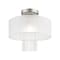 Livex Lighting Alexis 1 Light Brushed Nickel Ceiling Mount 41145-91 - alternate 5