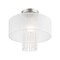 Livex Lighting Alexis 1 Light Brushed Nickel Ceiling Mount 41145-91 - alternate 2