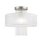 Livex Lighting Alexis 1 Light Brushed Nickel Ceiling Mo 41146-91 - alternate 1