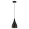 Livex Lighting Metal Shade Mini Pendants 1 Light Shiny Black Mini Pendant 41171-68 - alternate 1