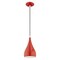 Livex Lighting Metal Shade Mini Pendants 1 Light Shiny Red Mini Pendant 41171-72 - alternate 7
