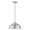 Livex Lighting Metal Shade Mini Pendants 1 Light Brushed Aluminum Mini Pendant 41172-66 - alternate 6