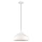 Livex Lighting Metal Shade Mini Pendants 1 Light Shiny White Mini Pendant 41172-69 - alternate 1
