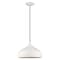 Livex Lighting Metal Shade Mini Pendants 1 Light Shiny White Mini Pendant 41172-69 - alternate 5
