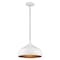 Livex Lighting Metal Shade Mini Pendants 1 Light Shiny White Mini Pendant 41172-69 - alternate 2