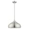 Livex Lighting Metal Shade Mini Pendants 1 Light Brushed Aluminum Mini Pendant 41173-66 - alternate 8