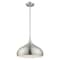 Livex Lighting Metal Shade Mini Pendants 1 Light Brushed Aluminum Mini Pendant 41173-66 - alternate 5