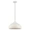 Livex Lighting Metal Shade Mini Pendants 1 Light Shiny White Mini Pendant 41173-69 - alternate 1