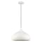 Livex Lighting Metal Shade Mini Pendants 1 Light Shiny White Mini Pendant 41173-69 - alternate 2