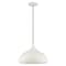 Livex Lighting Metal Shade Mini Pendants 1 Light Shiny White Mini Pendant 41173-69 - alternate 7