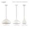 Livex Lighting Metal Shade Mini Pendants 1 Light Shiny White Mini Pendant 41173-69 - alternate 8