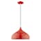 Livex Lighting Metal Shade Mini Pendants 1 Light Shiny Red Mini Pendant 41173-72 - alternate 5