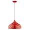 Livex Lighting Metal Shade Mini Pendants 1 Light Shiny Red Mini Pendant 41173-72 - alternate 8