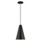 Livex Lighting Metal Shade Mini Pendants 1 Light Shiny Black Mini Pendant 41175-68 - alternate 5