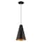 Livex Lighting Metal Shade Mini Pendants 1 Light Shiny Black Mini Pendant 41175-68 - alternate 6