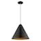 Livex Lighting Metal Shade Mini Pendants 1 Light Shiny Black Mini Pendant 41176-68 - alternate 2
