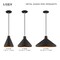 Livex Lighting Metal Shade Mini Pendants 1 Light Black Mini Pendant 41177-04 - alternate 6