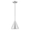 Livex Lighting Metal Shade Mini Pendants 1 Light Brushed Aluminum Mini Pendant 41177-66 - alternate 4