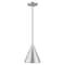 Livex Lighting Metal Shade Mini Pendants 1 Light Brushed Aluminum Mini Pendant 41177-66 - alternate 6