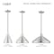Livex Lighting Metal Shade Mini Pendants 1 Light Brushed Aluminum Mini Pendant 41177-66 - alternate 8
