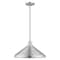 Livex Lighting Metal Shade Mini Pendants 1 Light Brushed Aluminum Mini Pendant 41179-66 - alternate 3