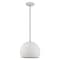 Livex Lighting Metal Shade Mini Pendants 1 Light White Mini Pendant 41181-03 - alternate 2