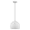 Livex Lighting Metal Shade Mini Pendants 1 Light White Mini Pendant 41181-03 - alternate 3