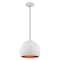 Livex Lighting Metal Shade Mini Pendants 1 Light White Mini Pendant 41181-03 - alternate 6