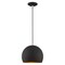 Livex Lighting Metal Shade Mini Pendants 1 Light Black Mini Pendant 41181-04 - alternate 1