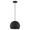 Livex Lighting Metal Shade Mini Pendants 1 Light Black Mini Pendant 41181-04 - alternate 8
