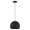 Livex Lighting Metal Shade Mini Pendants 1 Light Black Mini Pendant 41181-04 - alternate 3