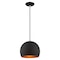 Livex Lighting Metal Shade Mini Pendants 1 Light Black Mini Pendant 41181-04 - alternate 4