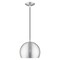 Livex Lighting Metal Shade Mini Pendants 1 Light Brushed Aluminum Mini Pendant 41181-66 - alternate 9