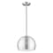 Livex Lighting Metal Shade Mini Pendants 1 Light Brushed Aluminum Mini Pendant 41181-66 - alternate 7
