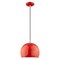 Livex Lighting Metal Shade Mini Pendants 1 Light Shiny 41181-72 - alternate 1