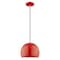Livex Lighting Metal Shade Mini Pendants 1 Light Shiny 41181-72 - alternate 4