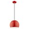 Livex Lighting Metal Shade Mini Pendants 1 Light Shiny 41181-72 - alternate 2