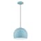 Livex Lighting Metal Shade Mini Pendants 1 Light Shiny Baby Blue Mini Pendant 41181-74 - alternate 2