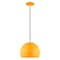Livex Lighting Metal Shade Mini Pendants 1 Light Shiny Orange Mini Pendant 41181-77 - alternate 5