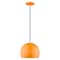 Livex Lighting Metal Shade Mini Pendants 1 Light Shiny Orange Mini Pendant 41181-77 - alternate 2