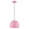 Livex Lighting Metal Shade Mini Pendants 1 Light Shiny Pink Mini Pendant 41181-79 - alternate 3