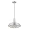 Livex Lighting Metal Shade Mini Pendants 1 Light Brushed Aluminum Mini Pendant 41184-66 - alternate 4