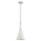 Livex Lighting Metal Shade Mini Pendants 1 Light White Mini Pendant 41185-03 - alternate 9